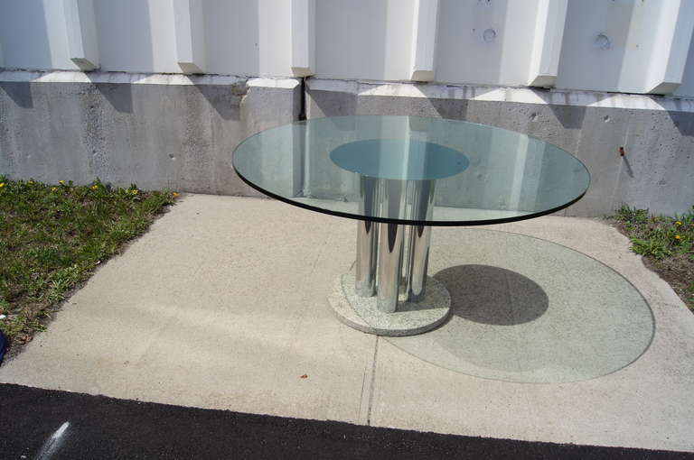 20th Century Round Pedestal Dining Table after Pace