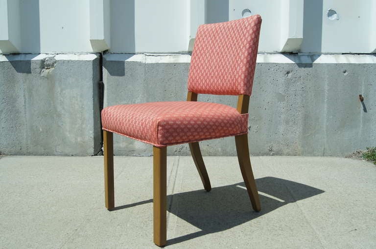 Mid-Century Modern Set of Six Dining Chairs by Edward Wormley for Dunbar