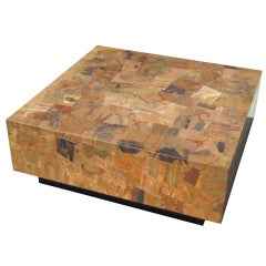 Patchwork Copper Coffee Table after Silas Seandel