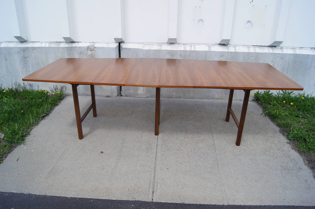 Drop Leaf Extension Dining Table By Edward Wormley For Dunbar At Drop Leaf Extension Dining Table By
