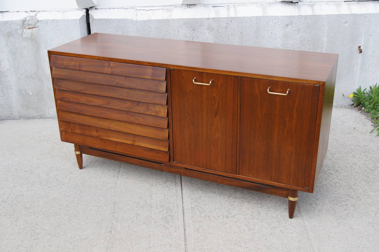 Walnut Sideboard by Merton Gershun for American of Martinsville 1