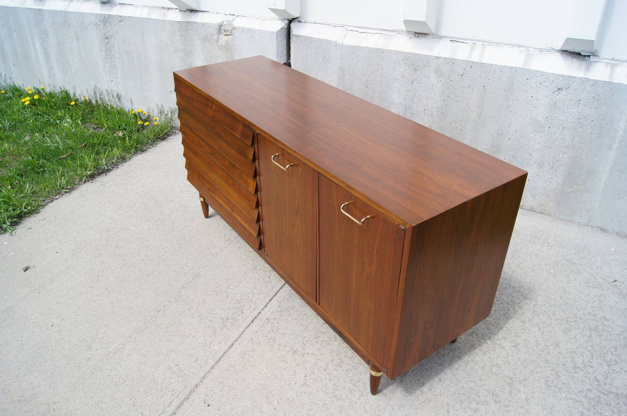 Mid-20th Century Walnut Sideboard by Merton Gershun for American of Martinsville