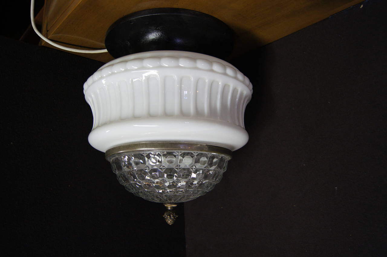 Italian Art Deco Ceiling Lamp For Sale 1