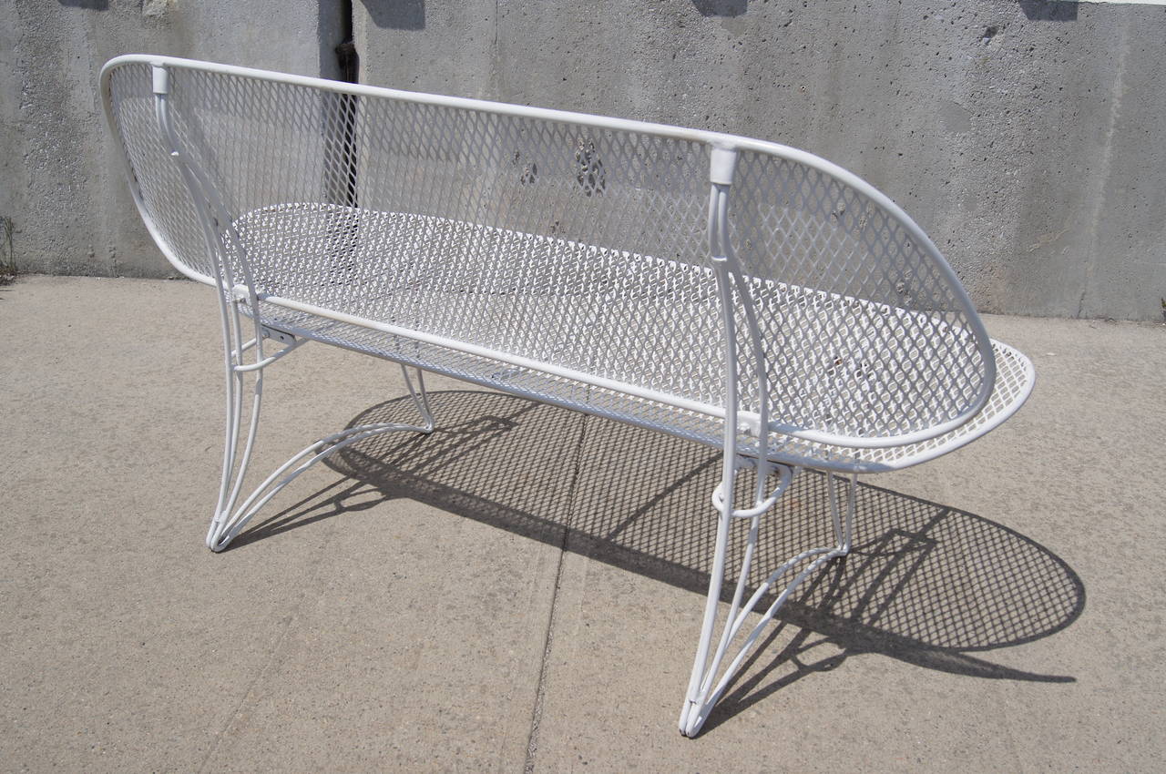 Iron Outdoor Bench