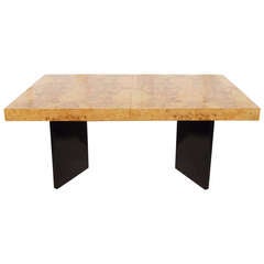 Burlwood Dining Table by Milo Baughman