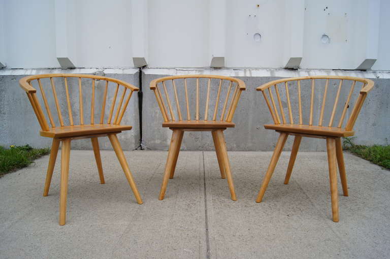 Maple Chair By Russel Wright For Conant Ball For Sale At 1stdibs