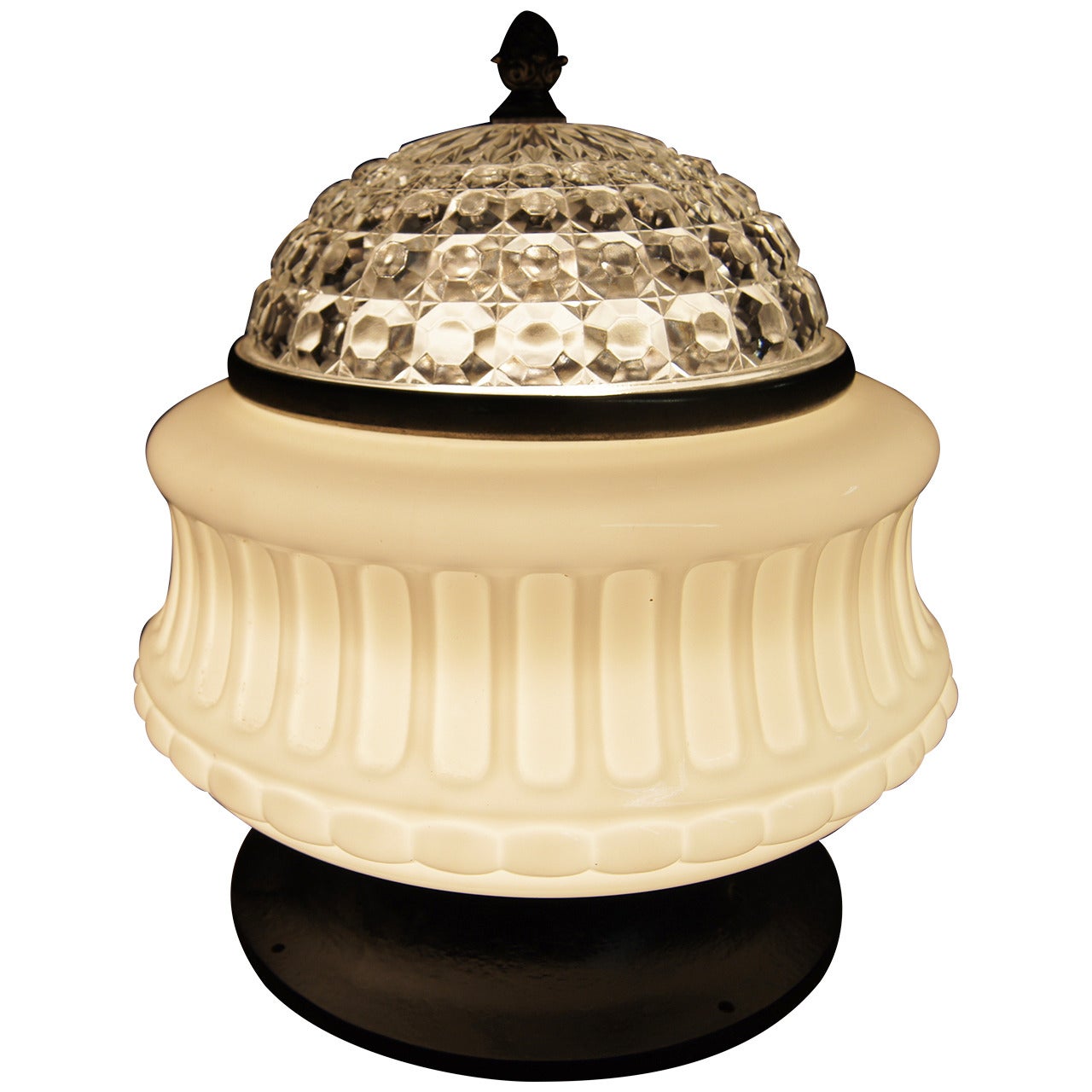 Italian Art Deco Ceiling Lamp For Sale