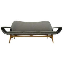Model 500 or "Silhouette" Sofa designed by Rastad & Relling for Dokka Furniture