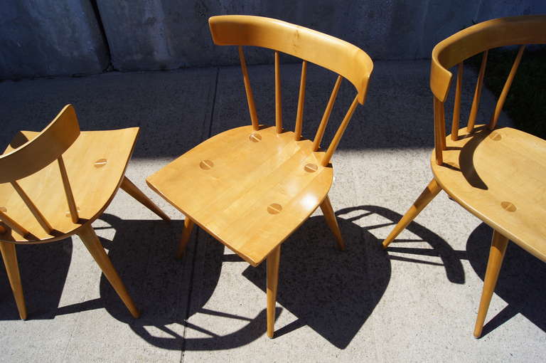 Set Of Four Planner Group Dining Chairs By Paul Mccobb For Winchendon Furniture At 1stdibs