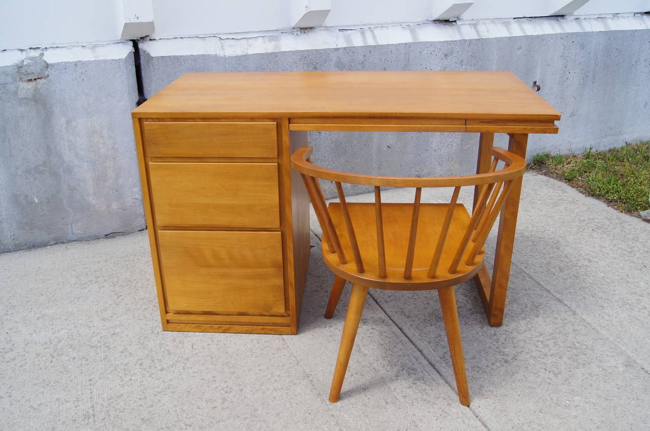 American Small Desk and Chair by Russel Wright for Conant Ball