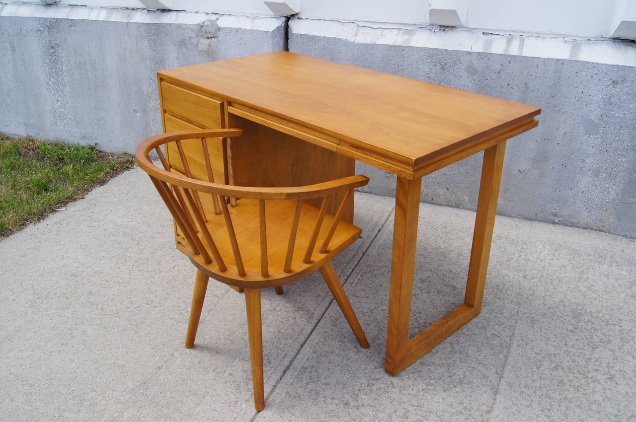 20th Century Small Desk and Chair by Russel Wright for Conant Ball