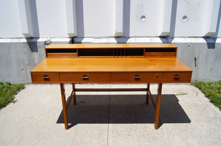 Scandinavian Modern Flip-Top Desk by Peter Lovig Nielsen