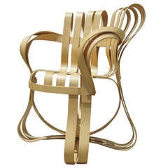 Cross Check Bent Plywood Arm Chair by Frank Gehry for Knoll