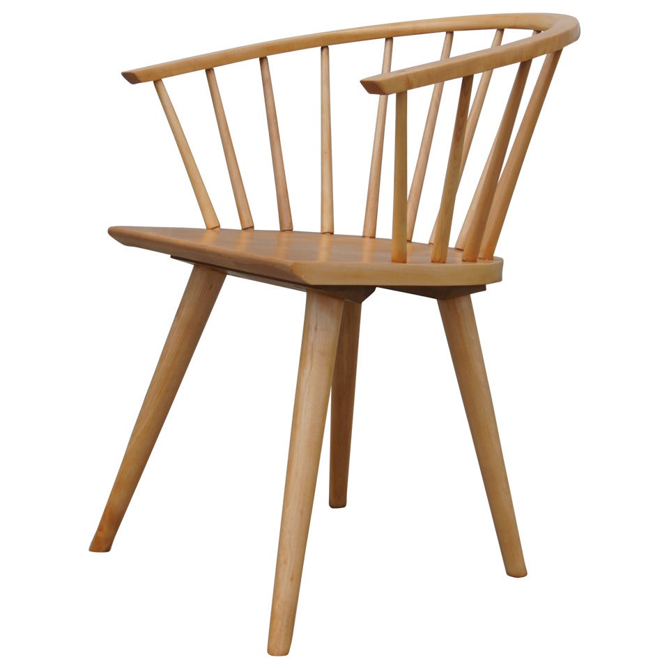 Silla Maple de Russel Wright para Conant Ball