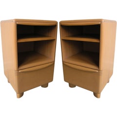 Pair of Champagne Encore #M518 Night Stands by Heywood Wakefield