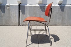 Rare DCM Side Chair with Magazine Rack by Charles & Ray Eames for Herman Miller