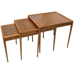 Set of Three Nesting Tables by T.H. Robsjohn-Gibbings for Widdicomb