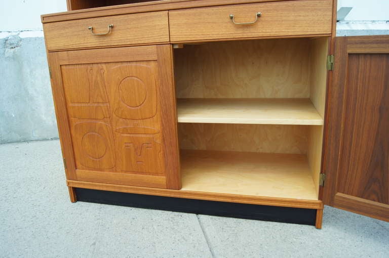 Teak Cabinet by Yngve Ekström for Westbergs Furniture In Excellent Condition In Dorchester, MA