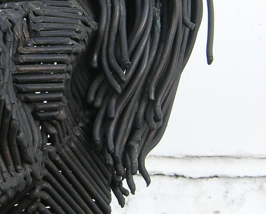 Fine XX secolo Perez, Busto in bronzo saldato, anni '70 in vendita