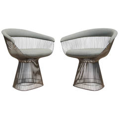 Pair of Armchairs by Warren Platner for Knoll