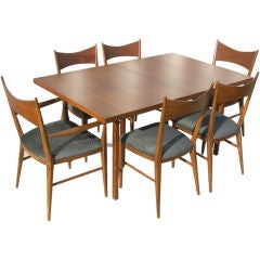 Dining Table and 6 Chairs by Paul McCobb for the Calvin Group