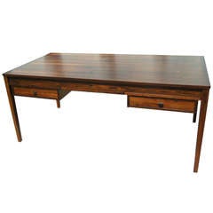 Danish Rosewood Desk with Extension Leaves