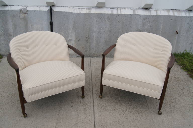 Mid-Century Modern Pair of Armchairs by Ib Kofod-Larsen