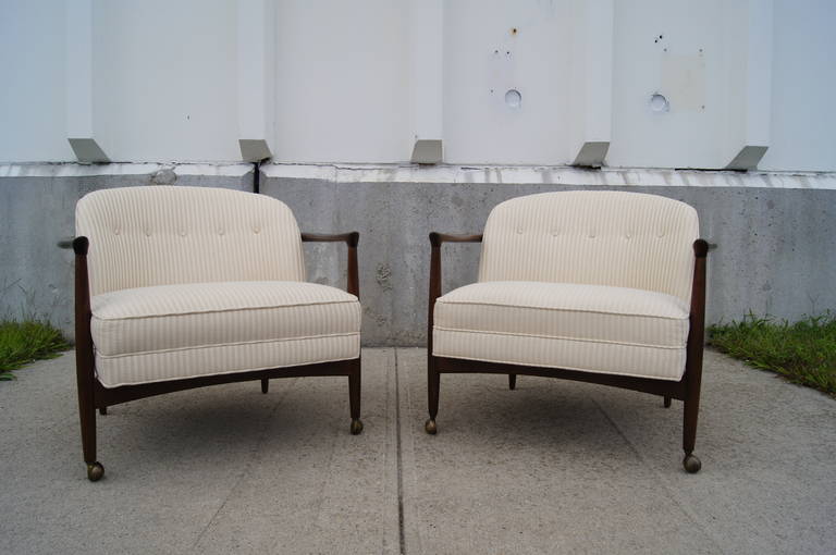 Danish Pair of Armchairs by Ib Kofod-Larsen