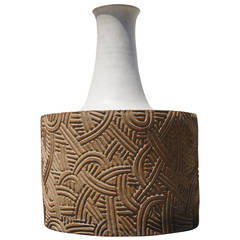Large Stoneware Vessel by Bruno Gambone 10