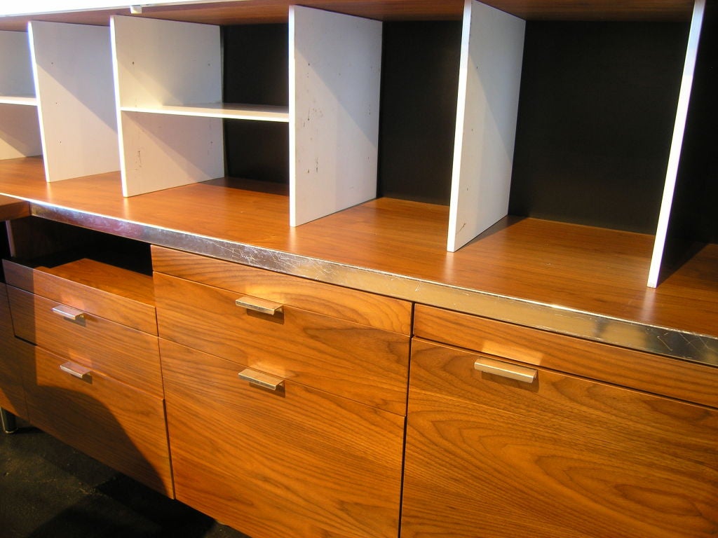 L Shaped Desk and Credenza by George Nelson for Herman Miller 1