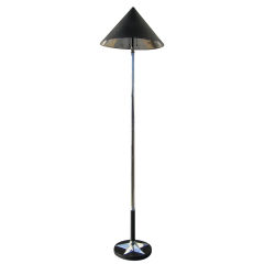 Art Deco Floor Lamp with Star Base 7