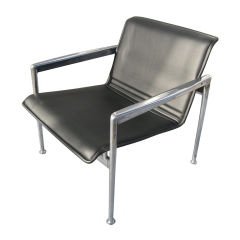 Aluminium & Leather Lounge Chairs by Richard Schultz for the 1966 Collection 12