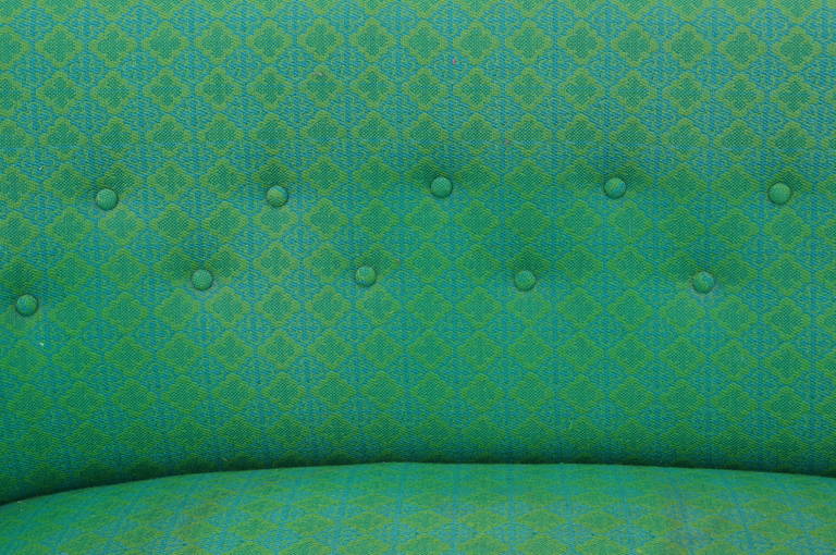Small Scandinavian Modern Sofa by Carl Malmsten for O.H. Sjögren In Good Condition In Dorchester, MA