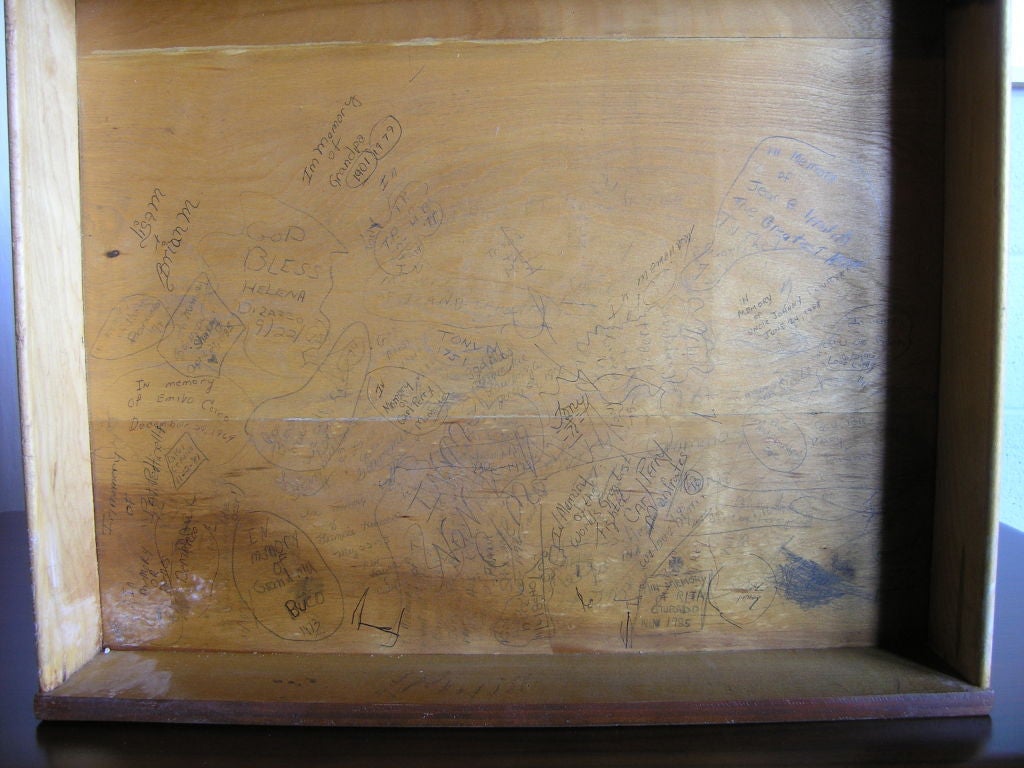 Bent Plywood Writing Desk by Paul Goldman for Plymold Corp. 4