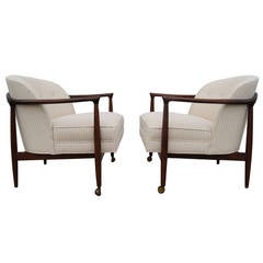 Pair of Armchairs by Ib Kofod-Larsen