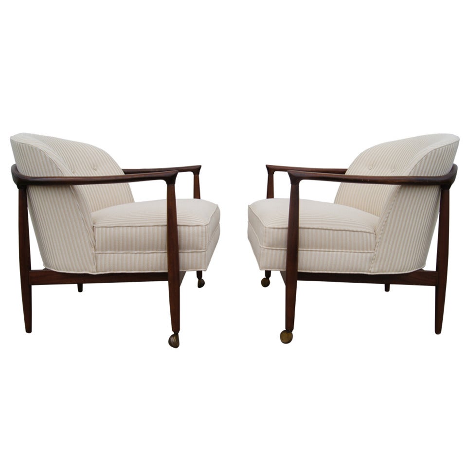 Pair of Armchairs by Ib Kofod-Larsen