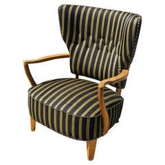 Unique Scandinavian Highback Lounge Chair