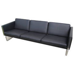 CH103 Leather Sofa by Hans Wegner for Carl Hansen & Son