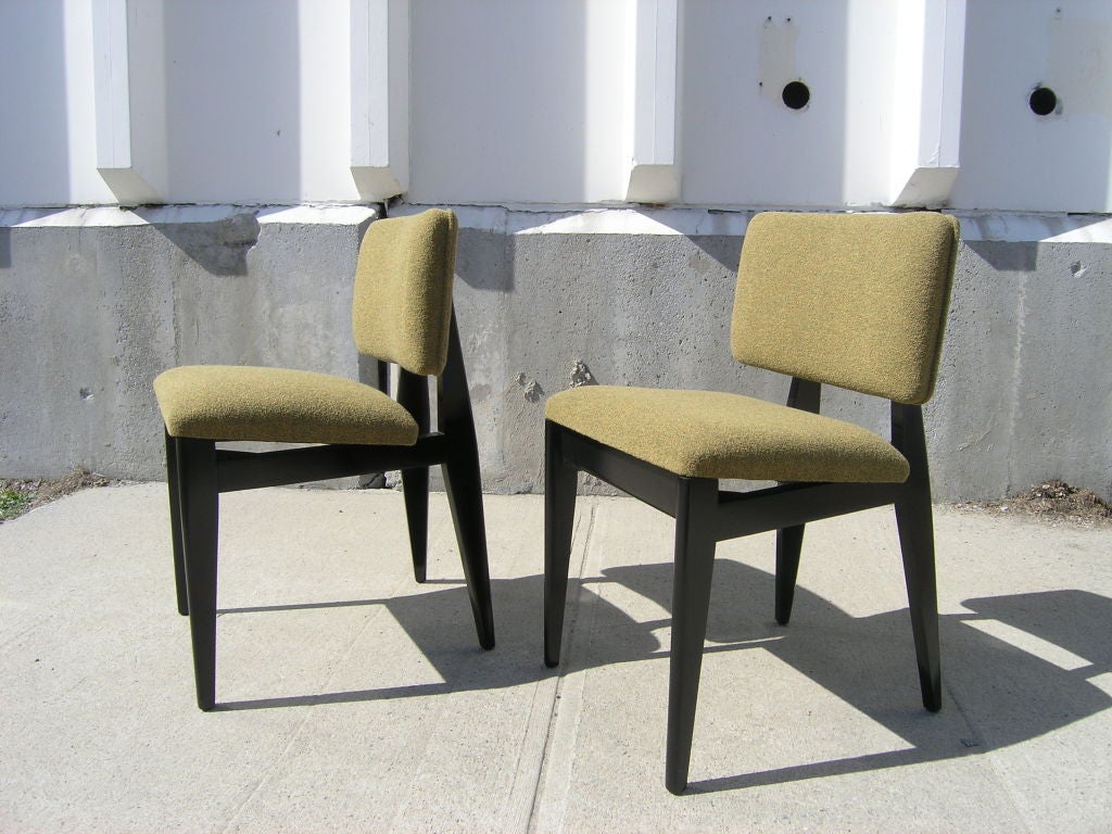 American Ebonized Birch Side Chair by George Nelson for Herman Miller