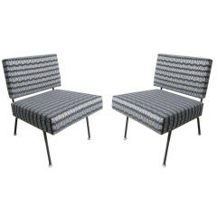 Pair of Armless #31 Lounge Chairs by Florence Knoll for Knoll