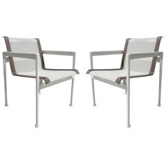 Pair of Outdoor Dining Chairs by Richard Schultz for the 1966 Collection