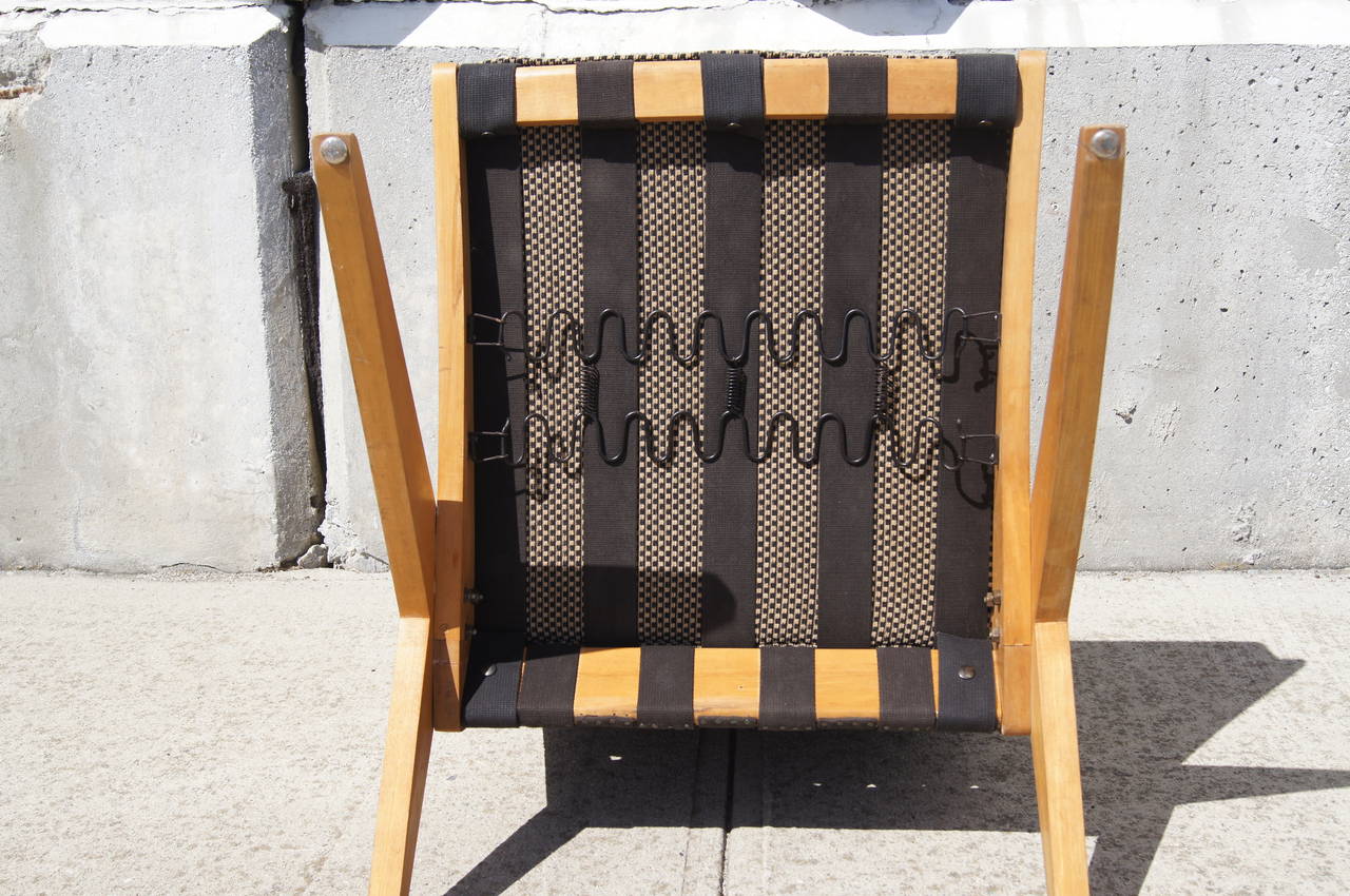 Bouleau Chaise ciseaux de Pierre Jeanneret pour Knoll