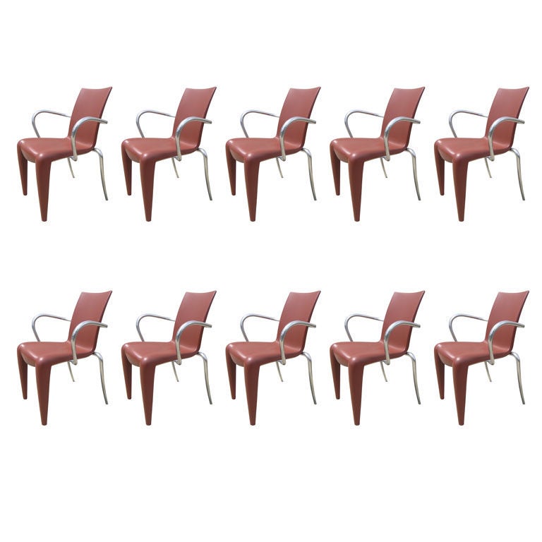 Set of Ten Louis 20 Armchairs by Philippe Starck for Vitra 