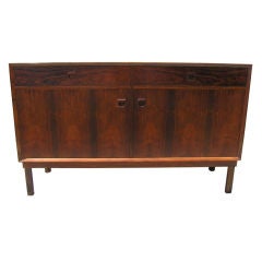 Compact Danish Rosewood Sideboard