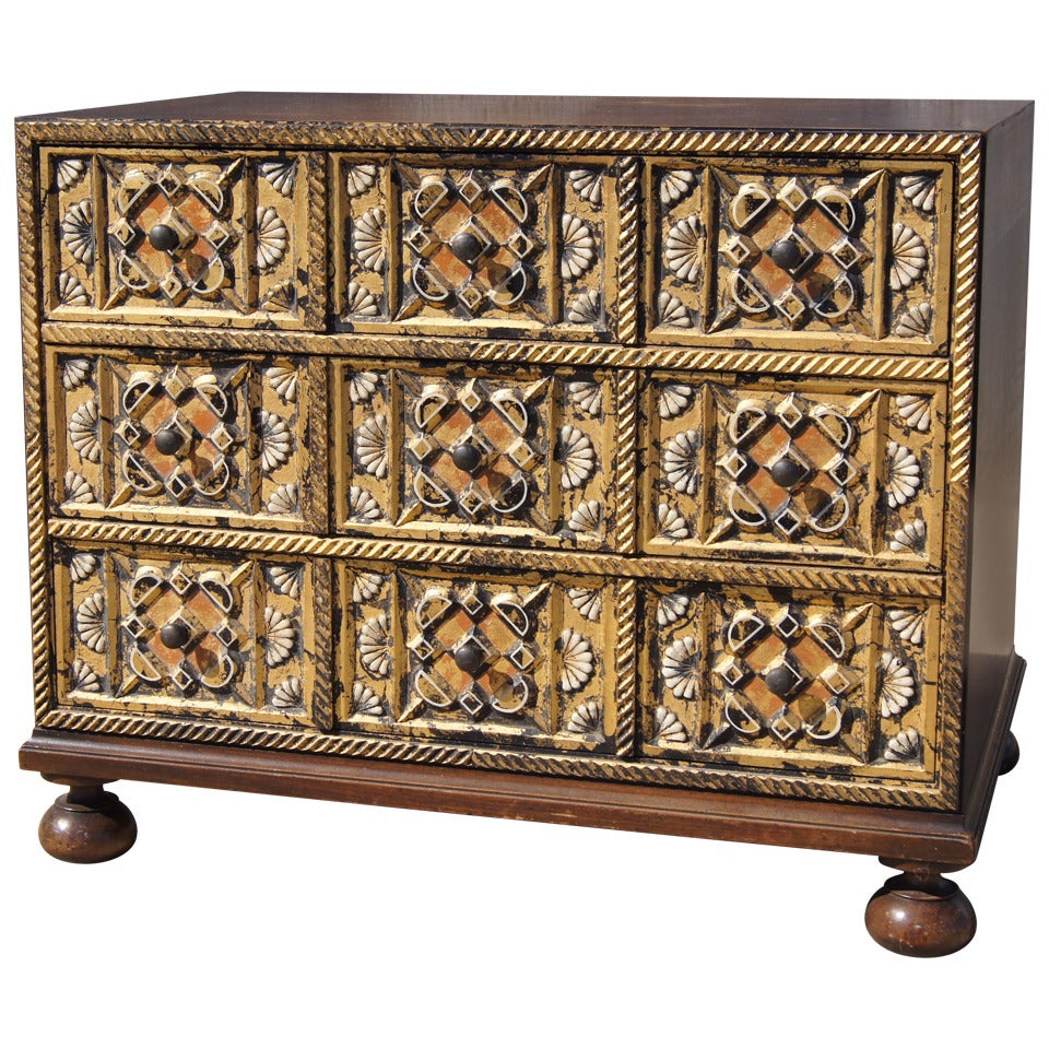 Small Walnut Dresser by William A. Berkey Furniture for Widdicomb