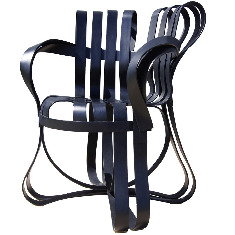 Cross Check Bent Plywood Arm Chair by Frank Gehry for Knoll