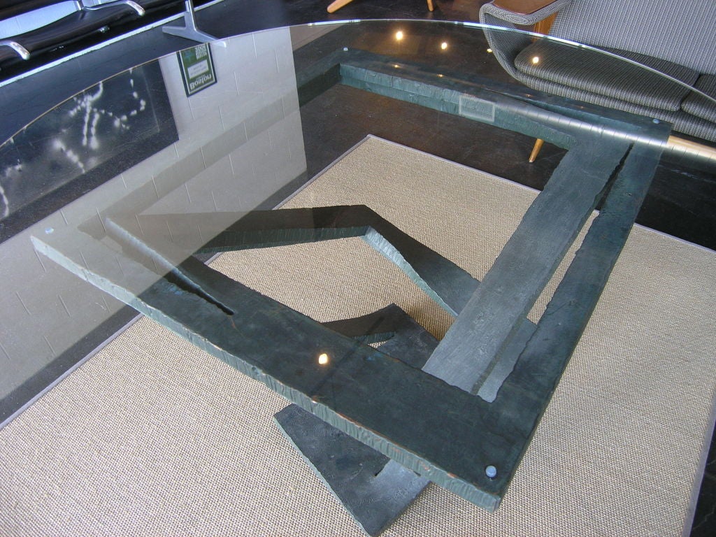 table fleur de fer roche bobois occasion