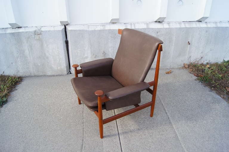 Scandinavian Modern Bwana Chair by Finn Juhl for France & Son