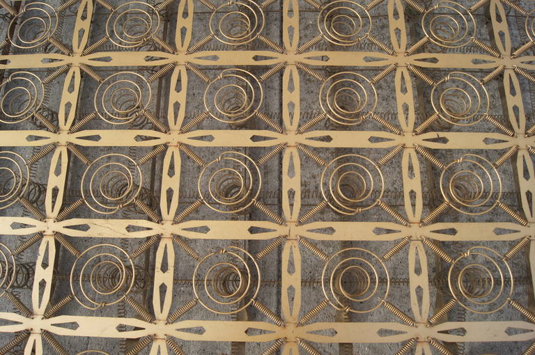 Vintage Metal Coil Bed Spring at 1stDibs vintage metal coil box