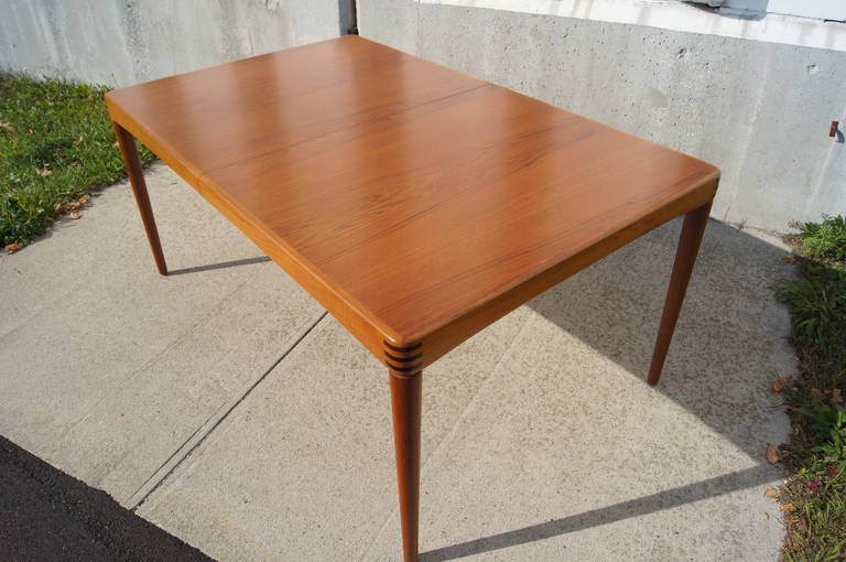 Teak Dining Table by H.W. Klein In Excellent Condition In Dorchester, MA